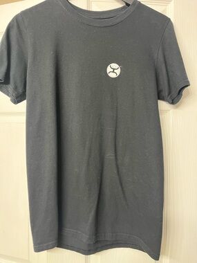 Hooey Black Short-Sleeve Tee with Small Chest Emblem
